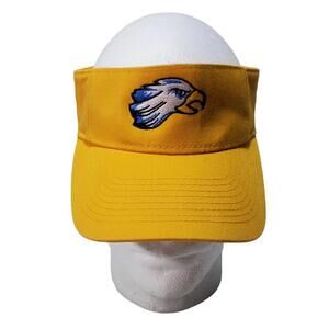 Ashland University Eagles Strapback Sun Visor Hat Cap Yellow Adidas